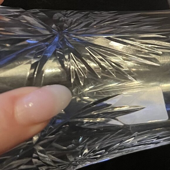 Vintage Edinburgh Scotland Crystal Muffineer Sugar Shaker Cut Glass Silverplated - Picture 11 of 11